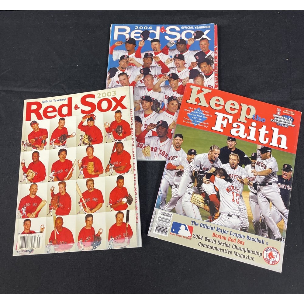 (3) 2003-04 Red Sox Yearbooks (1 of 4)