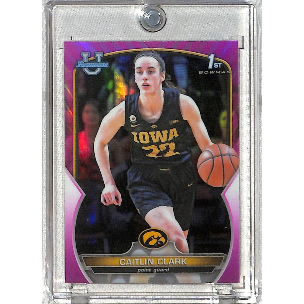 2023 Bowman U Caitlin Clark Pink Rookie (1 of 2)