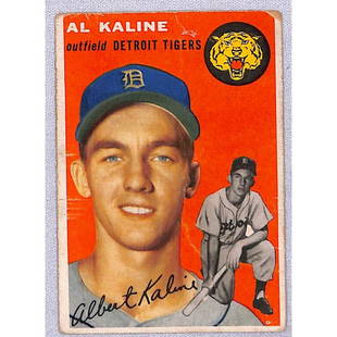 1954 Topps Al Kaline Rookie Low Grade: 1954 Topps Al Kaline Rookie Low Grade