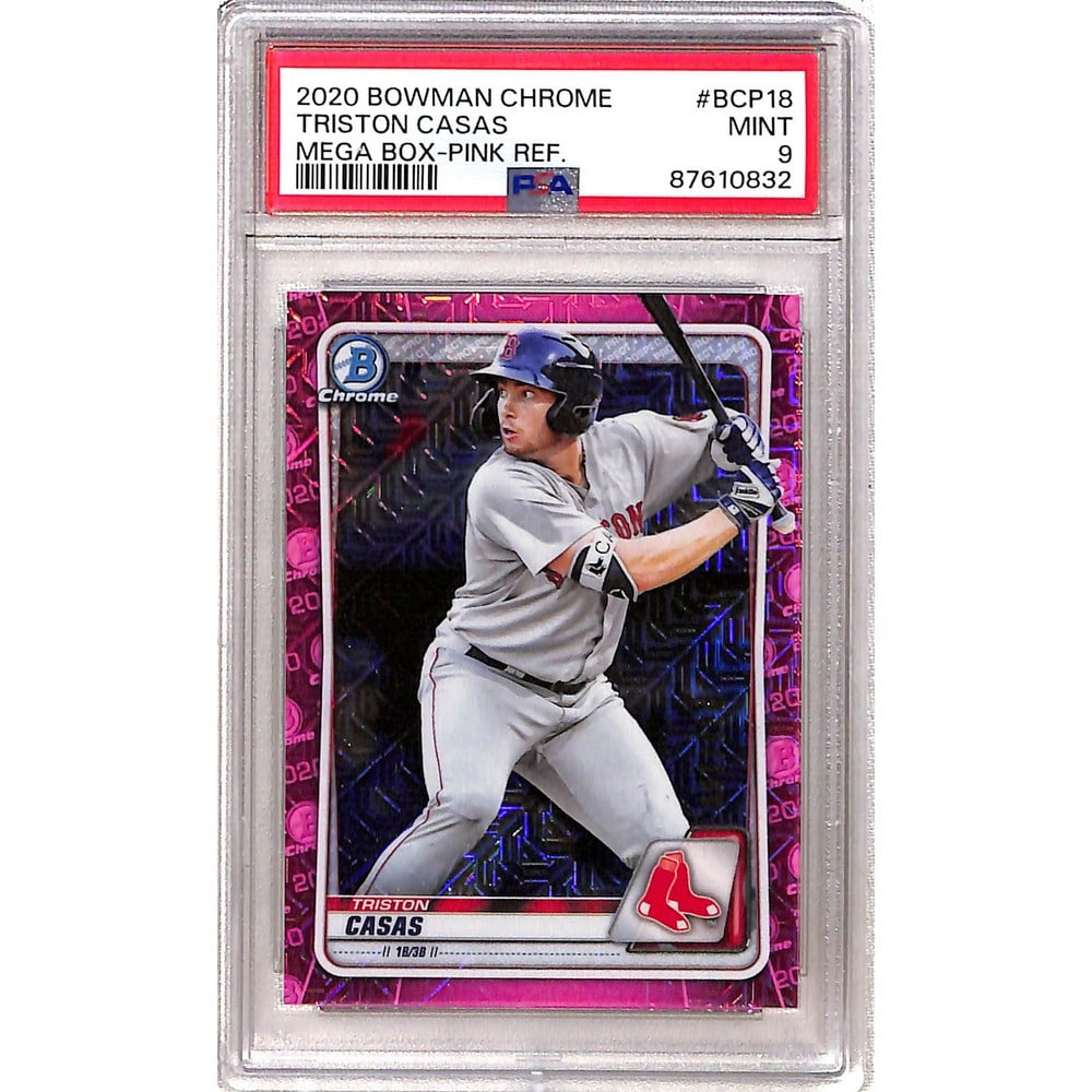 2020 Bowman Chrome Triston Casas Pink Ref. Rc Psa9 (1 of 2)