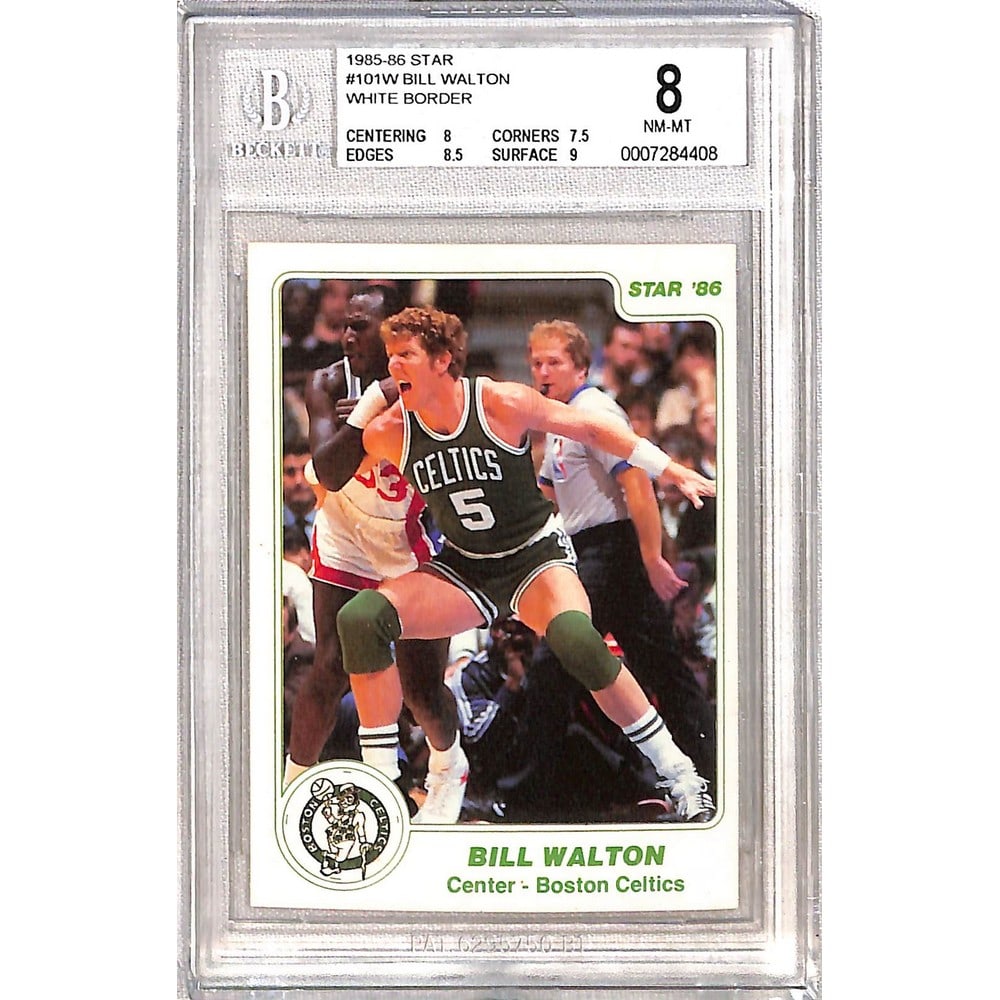 1985/86 Star Bill Walton White Border Bgs 8 (1 of 2)