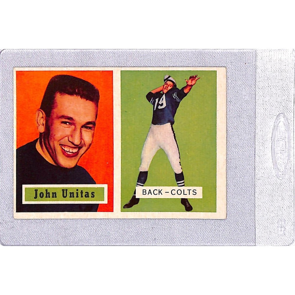 1957 Topps Johnny Unitas Rookie High Grade (1 of 2)