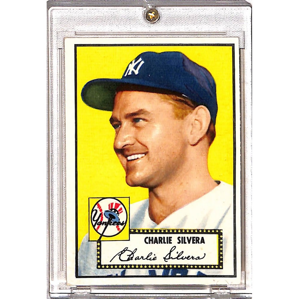 1952 Topps Charlie Silvera Rc (1 of 2)