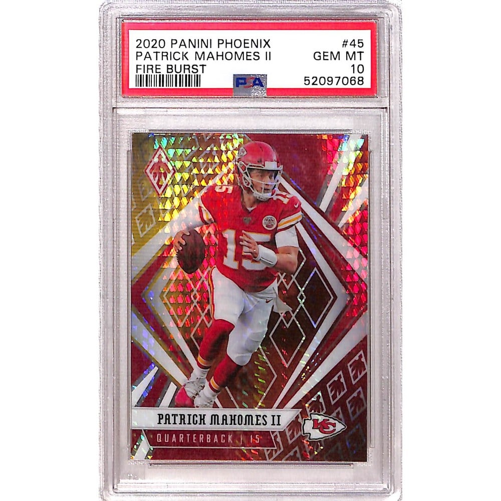 2020 Phoenix Patrick Mahomes Fire Burst Psa 10 (1 of 2)