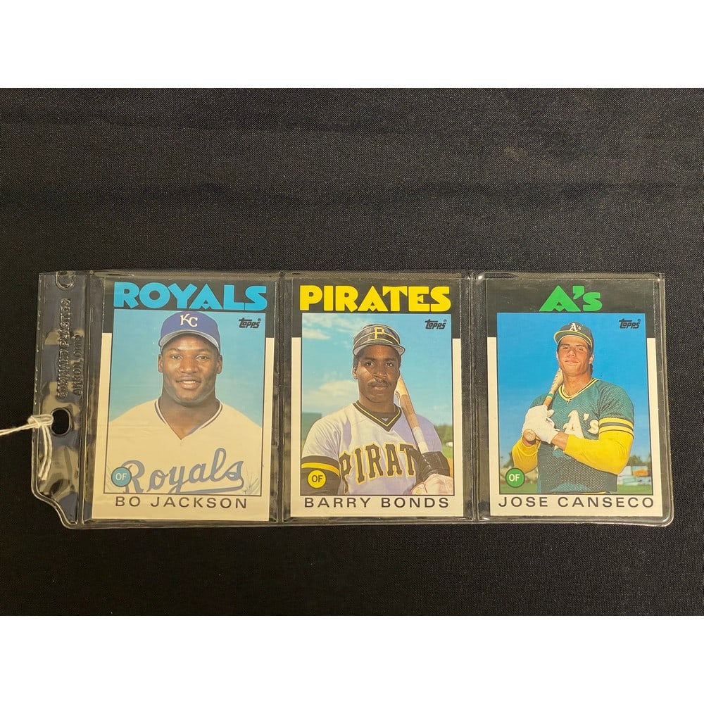 (3) 1986 Topps Traded Baseball Rookies High Grade (1 of 2)
