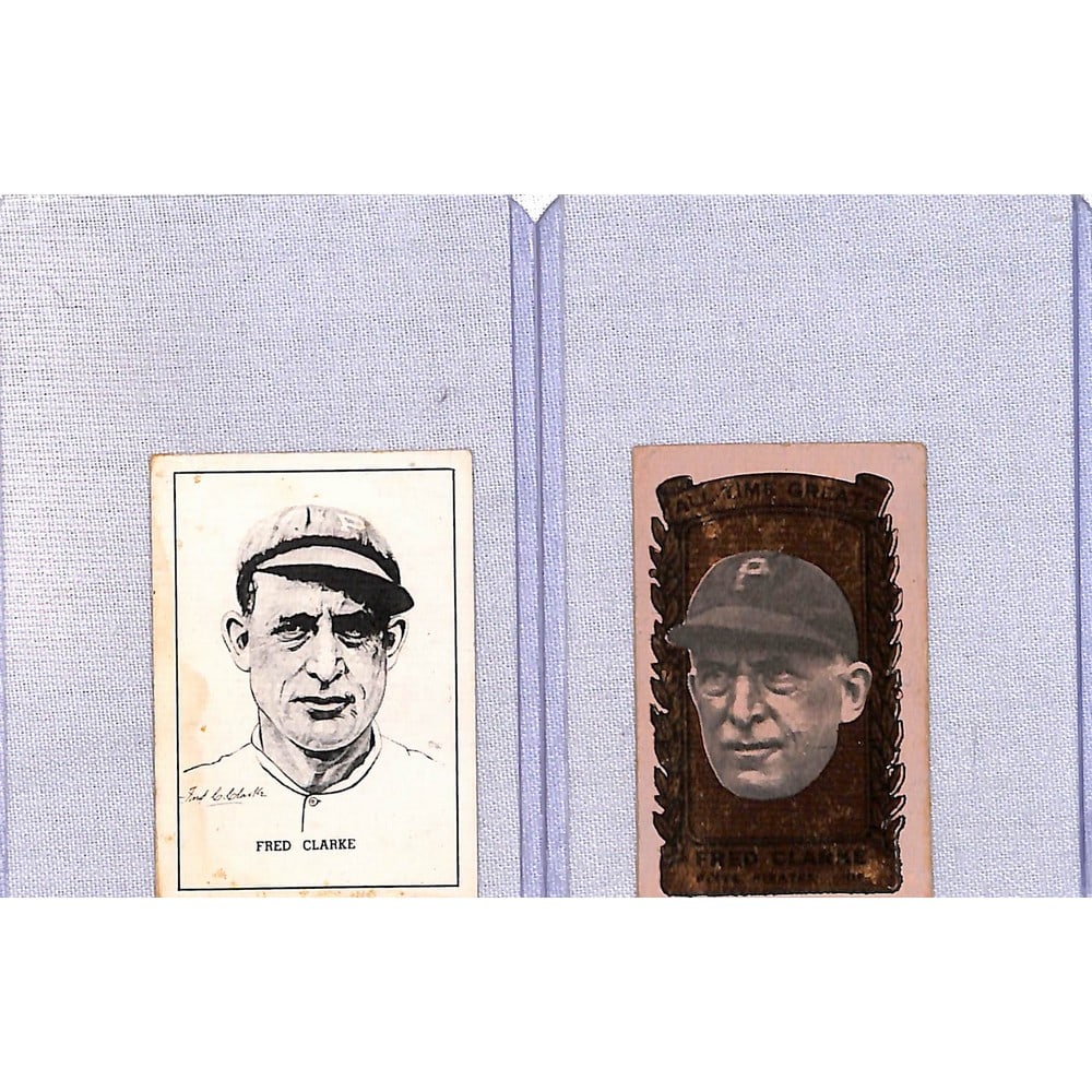 (2) Vintage Fred Clarke Cards Hof (1 of 2)