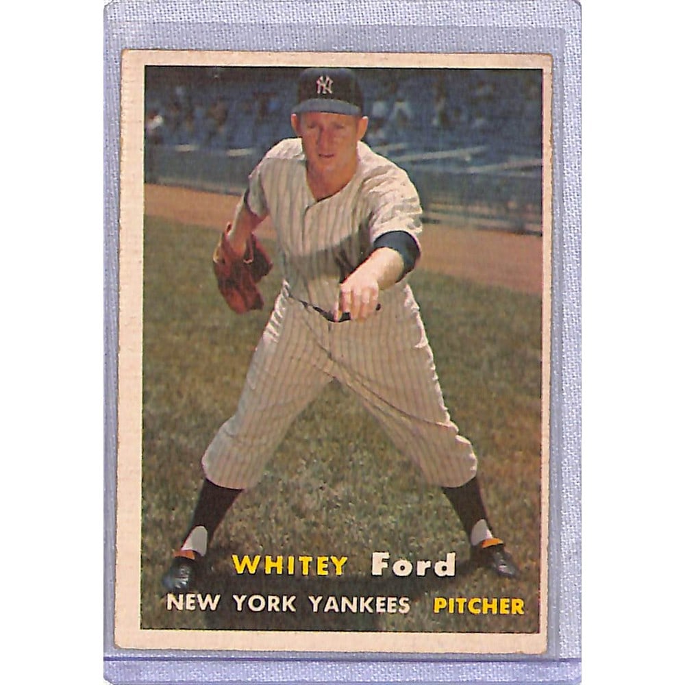 1957 Topps Whitey Ford: 1957 Topps Whitey Ford