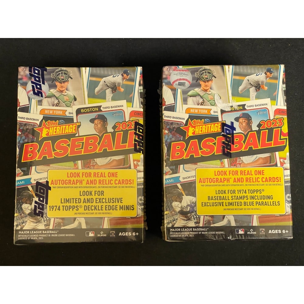 (2) 2023 Topps Heritage Sealed Baseball Blasters (1 of 1)