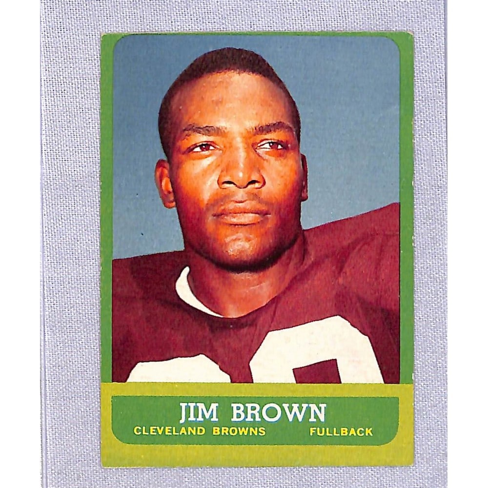 1963 Topps Crease Free Jim Brown Card (1 of 2)