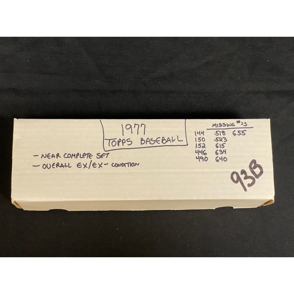 1977 Topps Baseball Near Set Missing 11 Cards (1 of 4)