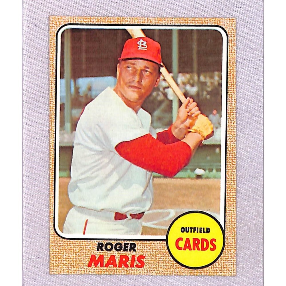 1968 Topps Crease Free Roger Maris (1 of 2)