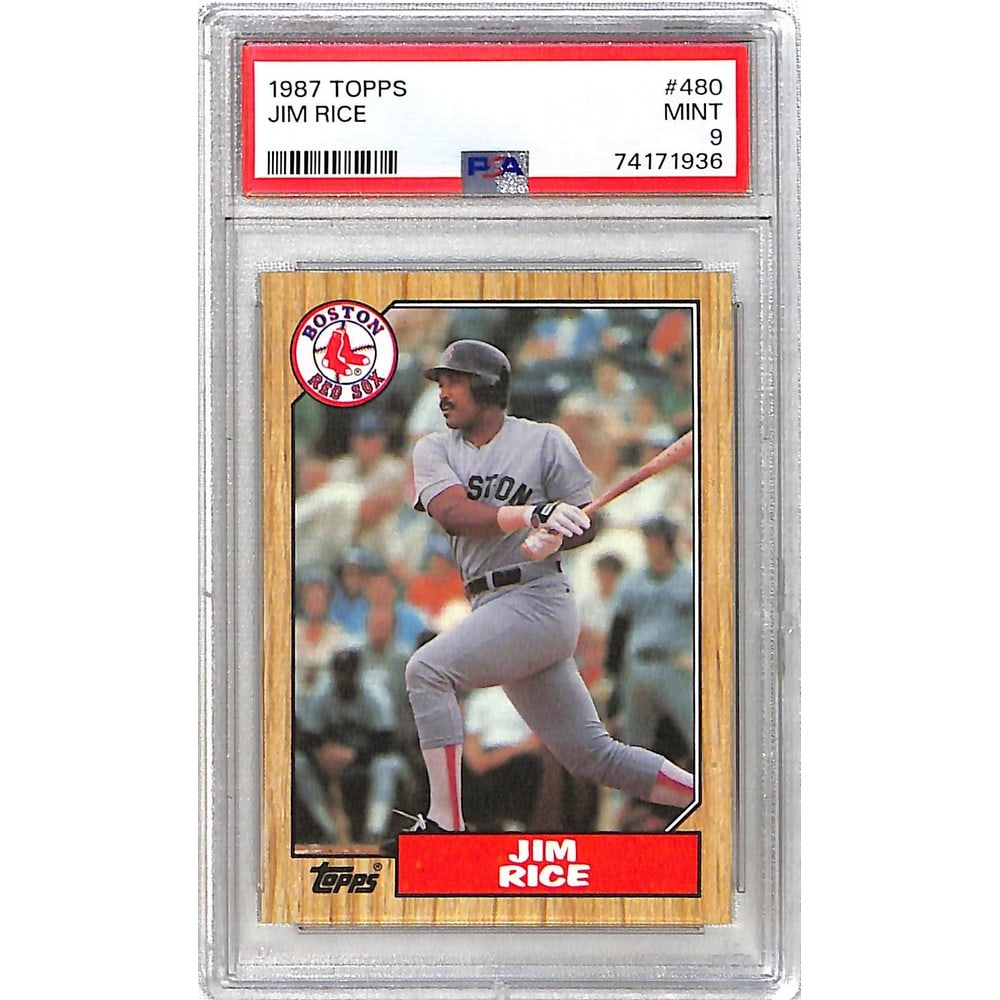 1987 Topps Jim Rice Psa 9 (1 of 2)