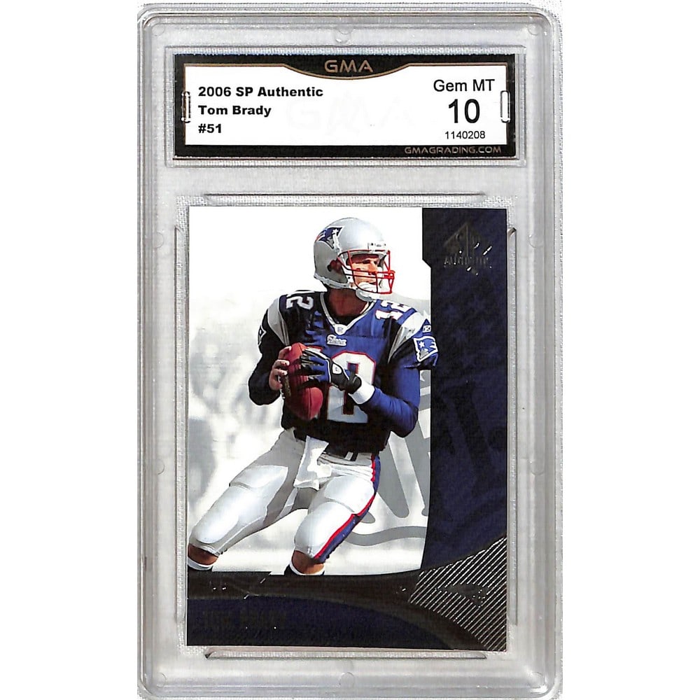 2006 Sp Authentic Tom Brady Gma 10 (1 of 2)