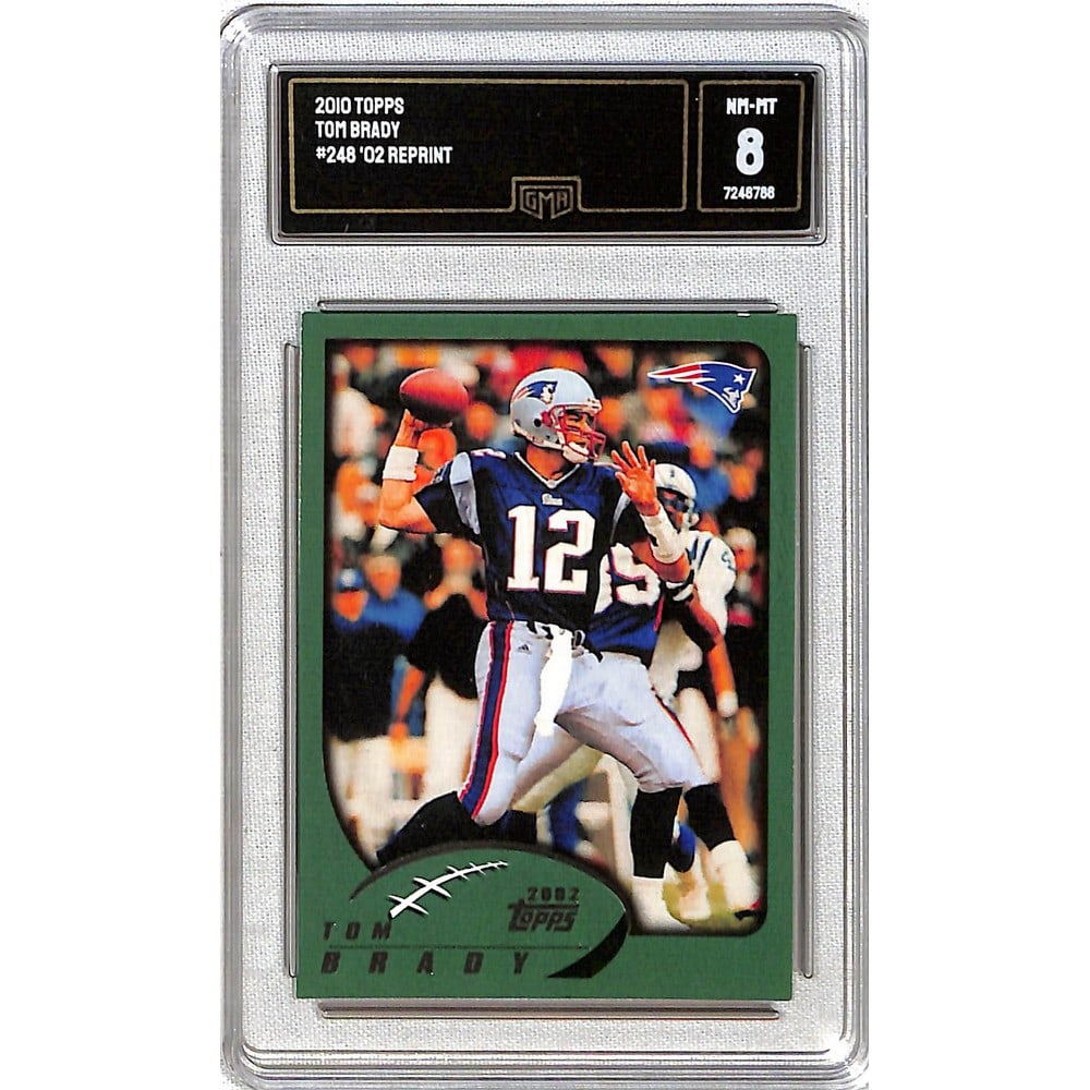 2010 Topps Tom Brady 2002 Reprint Gma 8 (1 of 2)