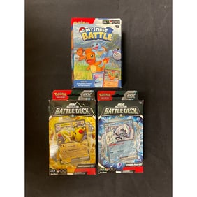 (3) Sealed Pokemon Battle Decks/battle Boxes