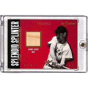 2004 Fleer Ted Williams Game Used Bat Card 189/250