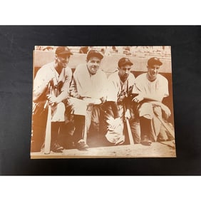 Vintage 11x14 Ny Yankees Photo Ruth/gehrig