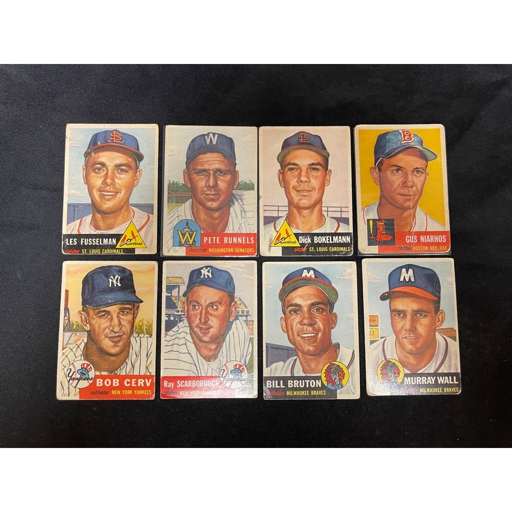 (8) 1953 Topps Baseball Cards (1 of 2)