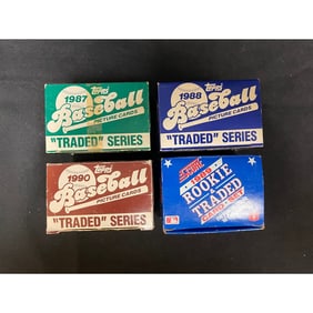 (4) Baseball Traded/update Sets