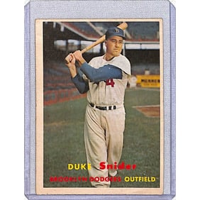 1957 Topps Duke Snider