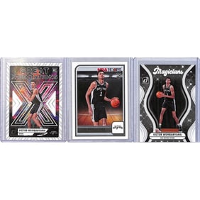 (3) Victor Wembanyama Rookie Cards