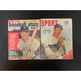 (3) Vintage Ted Williams Magazines
