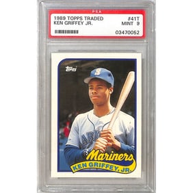 1989 Topps Traded Ken Griffey Jr. Rc Psa 9