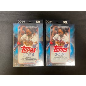 (2) 2024 Topps Baseball Sealed Hanger Boxes