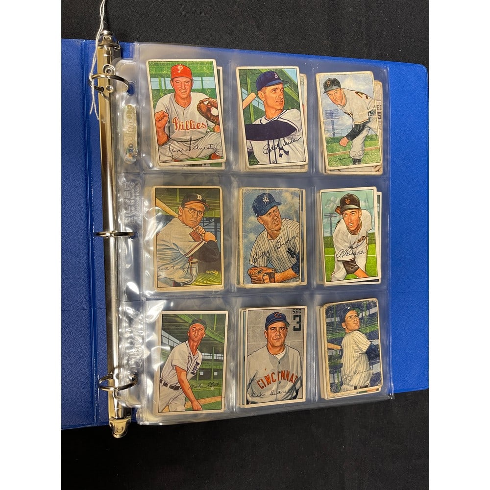 (43) 1952 Bowman Baseball Cards Mixed Grade (1 of 6)