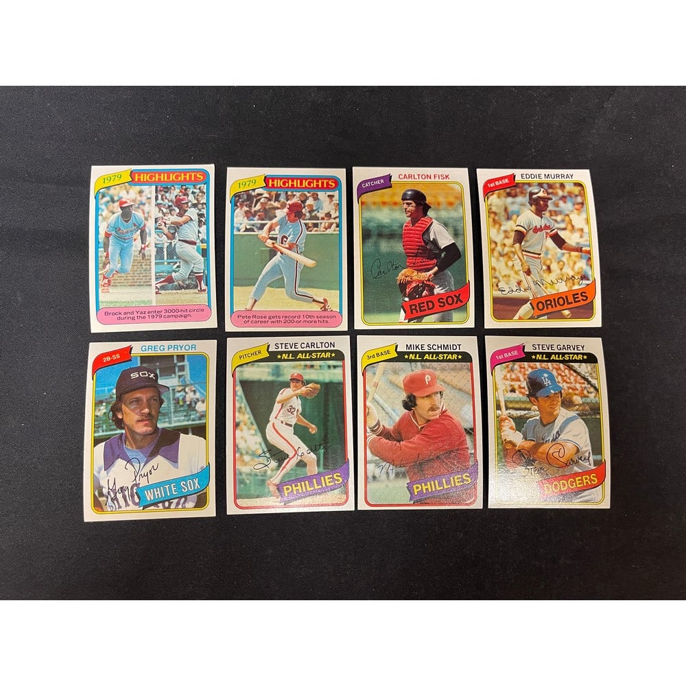 1980 Topps Baseball Complete Set High Grade (1 of 8)