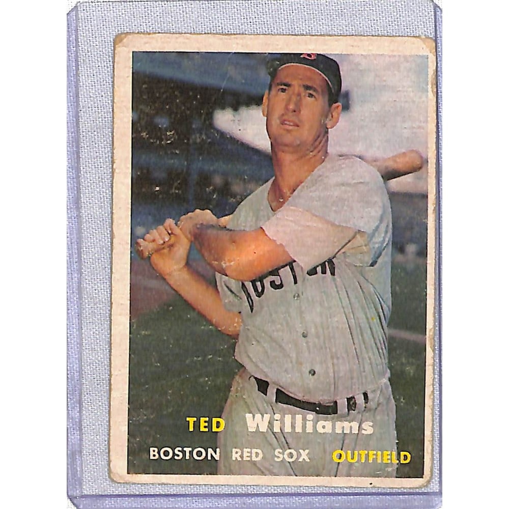 Low Grade 1957 Topps Ted Williams (1 of 2)
