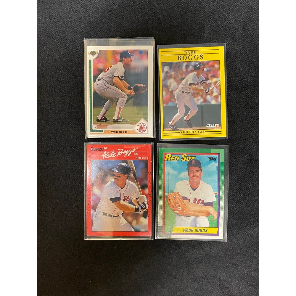(12) Assorted Wade Boggs Cards (1 of 2)