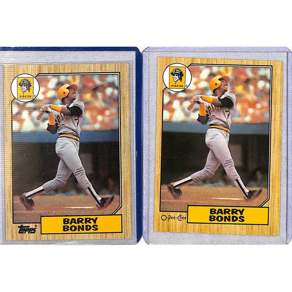 1987 Topps/opc Barry Bonds Rookie Cards (1 of 2)