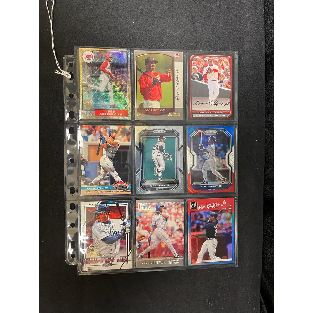 (9) High Grade Ken Griffey Jr. Cards: (9) High Grade Ken Griffey Jr. Cards