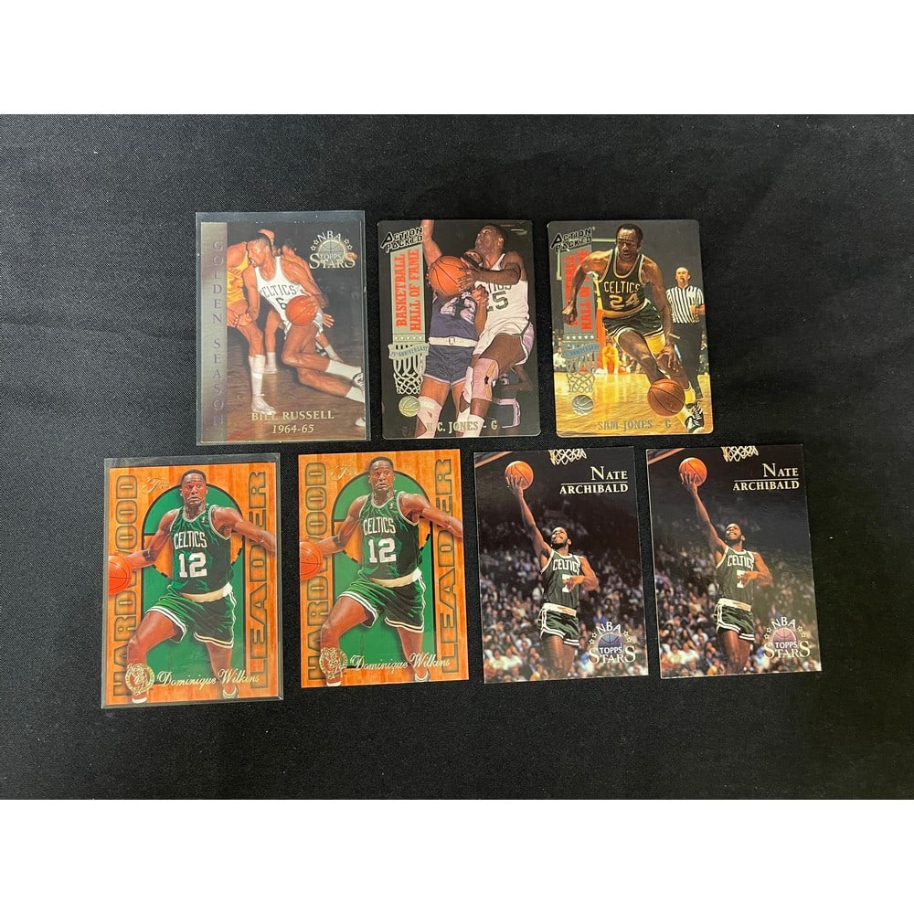 (10) Boston Celtics Cards Red Auerbach With Cigar (1 of 4)