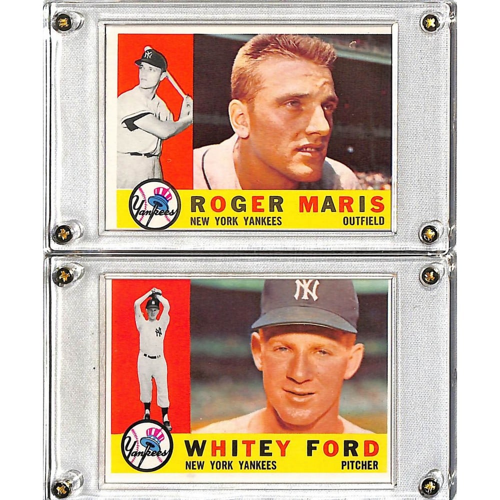 (2) 1960 Topps Baseball Stars/hof (1 of 2)