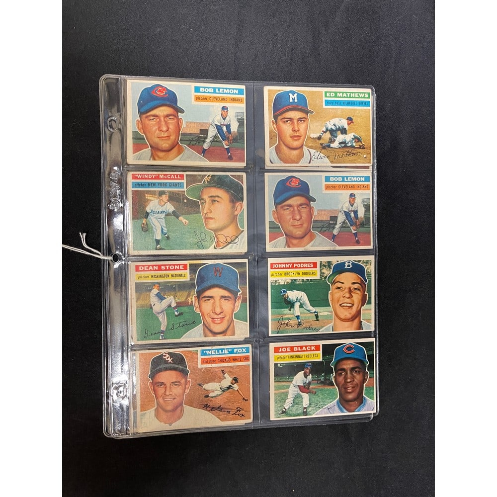 (13) 1956 Topps Baseball Cards With Hof (1 of 4)