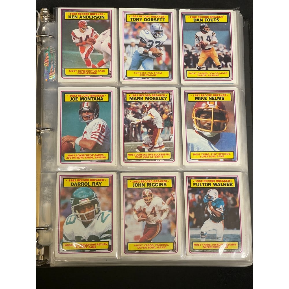1983 Topps Football Near Set High Grade (1 of 4)