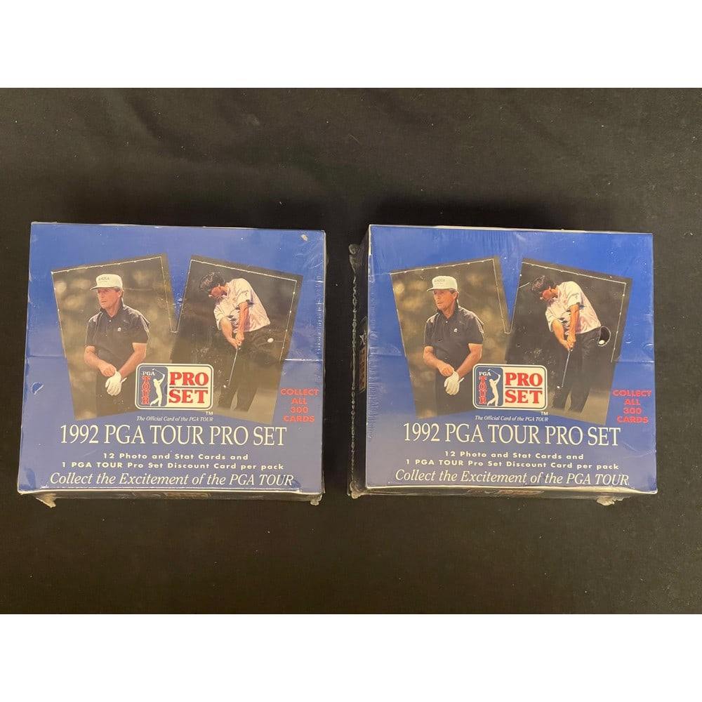 (2) 1992 Pro Set Pga Golf Sealed Wax Boxes (1 of 1)