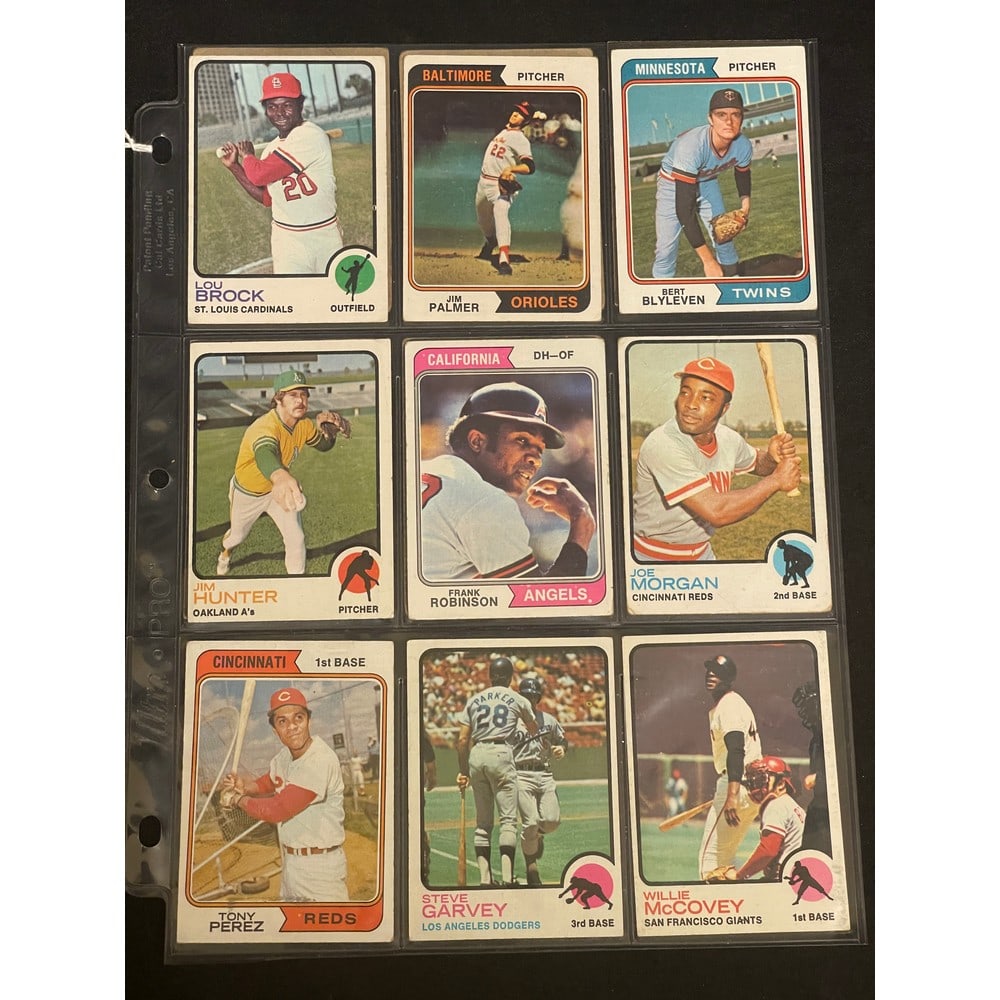 (15) 1970's Topps Baseball Stars/hof (1 of 2)