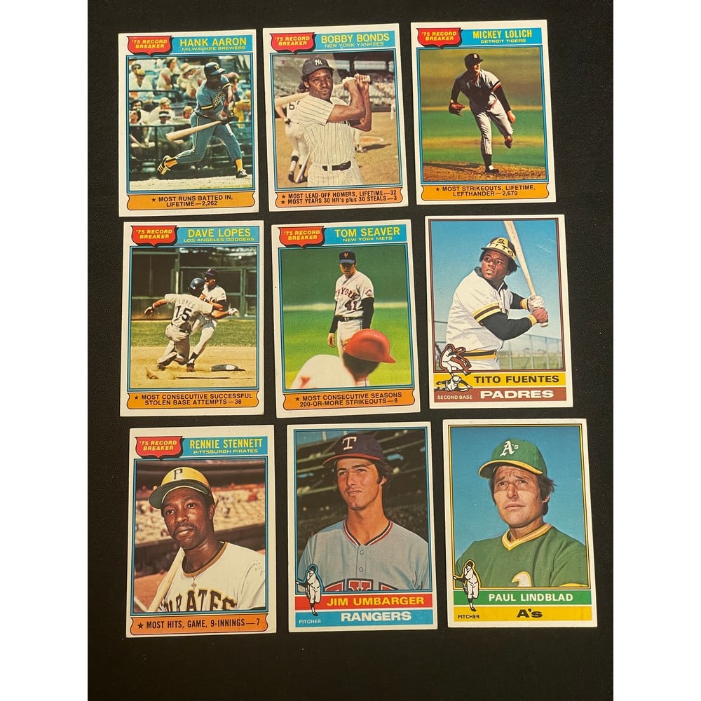 1976 Topps Baseball Complete Set 1-660 (1 of 3)
