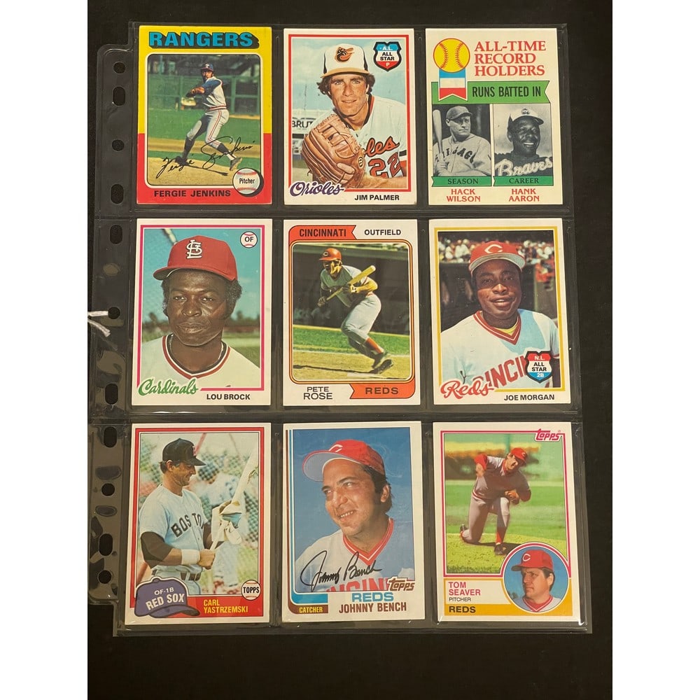 (9) Vintage Baseball Stars/hof (1 of 2)
