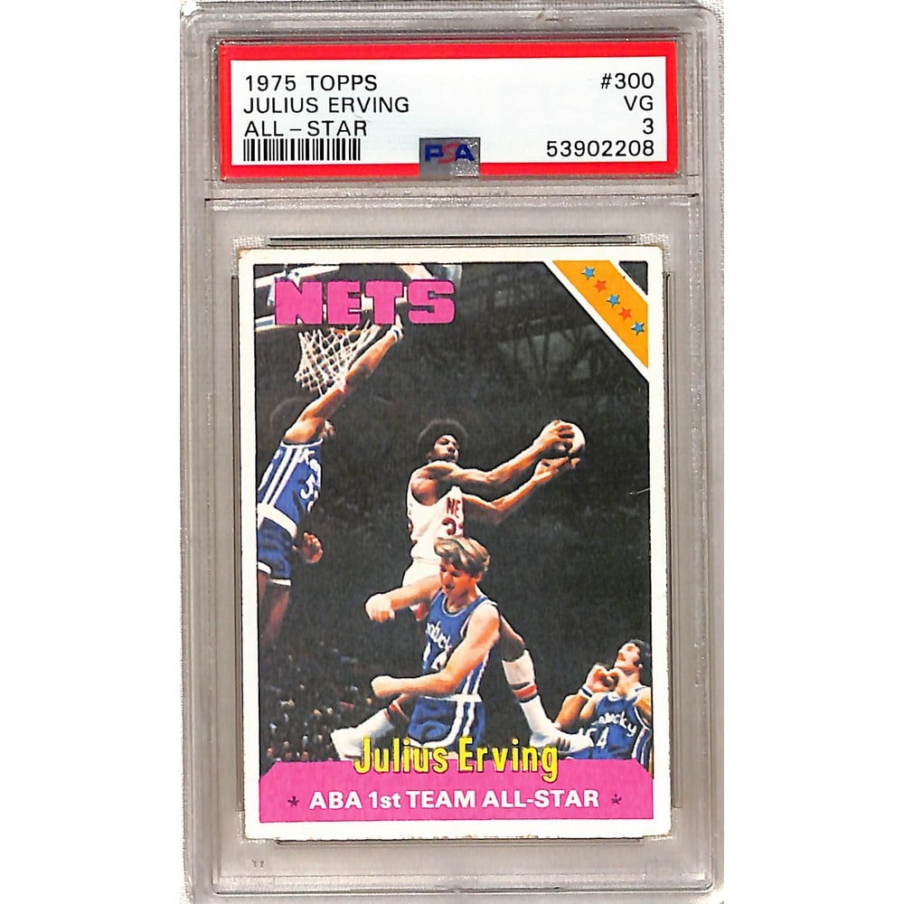 1975 Topps Julius Erving Allstar Psa 3 (1 of 2)