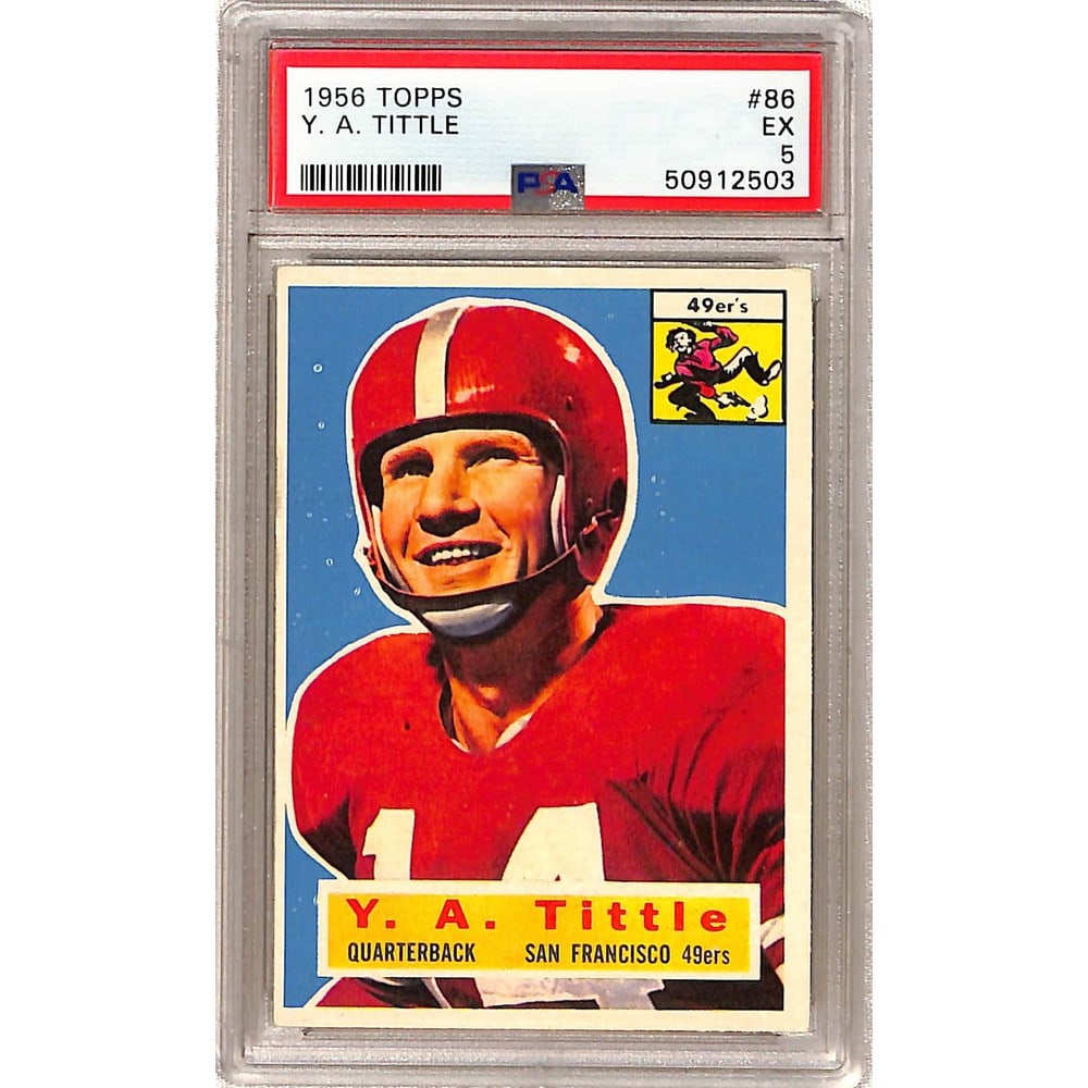 1956 Topps Ya Tittle Psa 5 (1 of 2)
