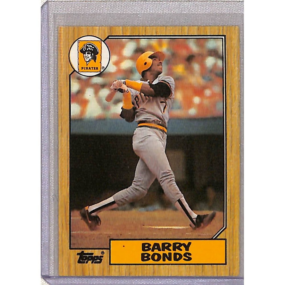 1987 Topps Barry Bonds Rookie Near Mint (1 of 2)