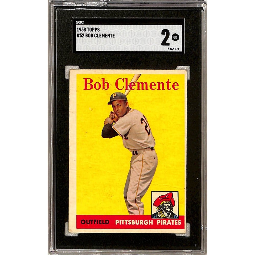1958 Topps Roberto Clemente Sgc 2 (1 of 2)