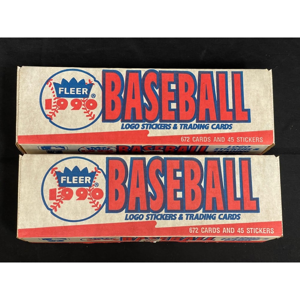 (2) 1990 Fleer Baseball Factory Sets (1 of 1)