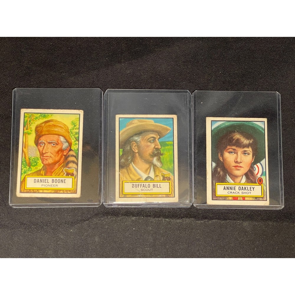 (3) 1952 Topps Look N See Cards (1 of 2)