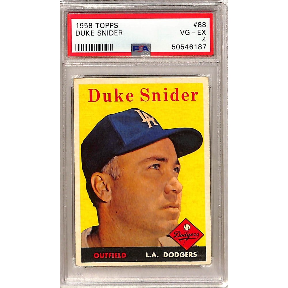1958 Topps Duke Snider Psa 4 (1 of 2)