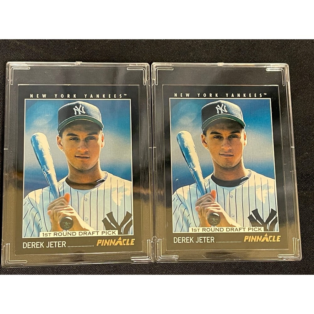 (2) 1993 Pinnacle Derek Jeter Rookie Cards (1 of 2)